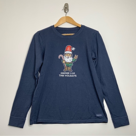 Life is Good “Gnome for the Holidays” Crew Neck Crusher T-Shirt Women’s Medium. - Picture 1 of 7